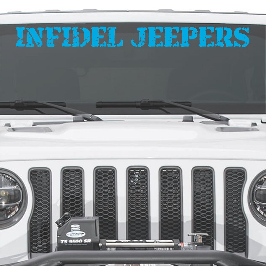 IJ Windshield Banners 3"x 36" Option B