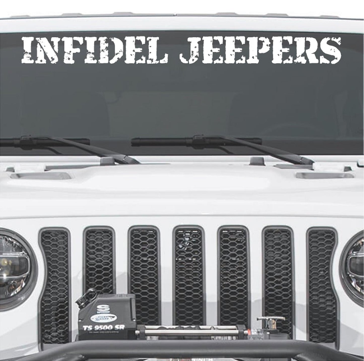 IJ Windshield Banners 3"x 36" Option B