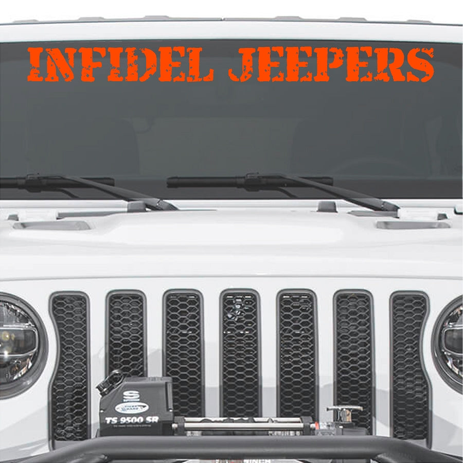 IJ Windshield Banners 3"x 36" Option B