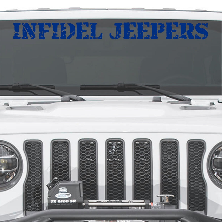 IJ Windshield Banners 3"x 36" Option B