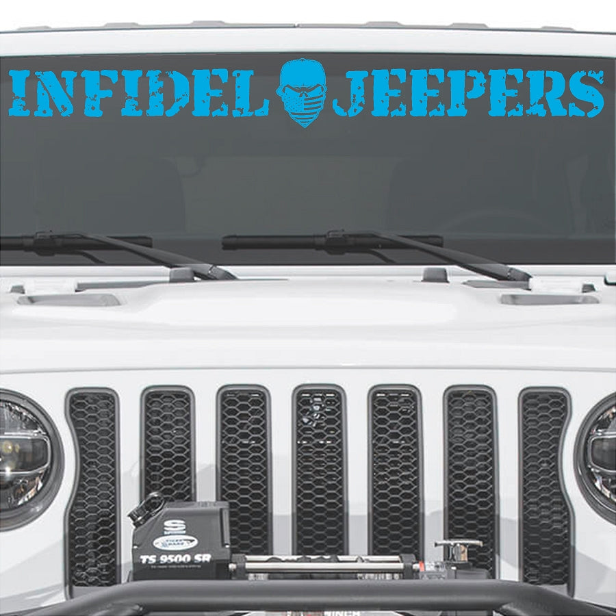 IJ Windshield Banners 3"x 36" (with Logo) Option A