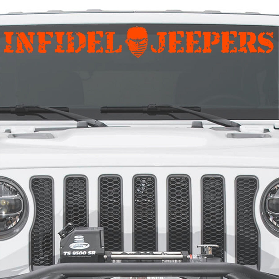 IJ Windshield Banners 3"x 36" (with Logo) Option A