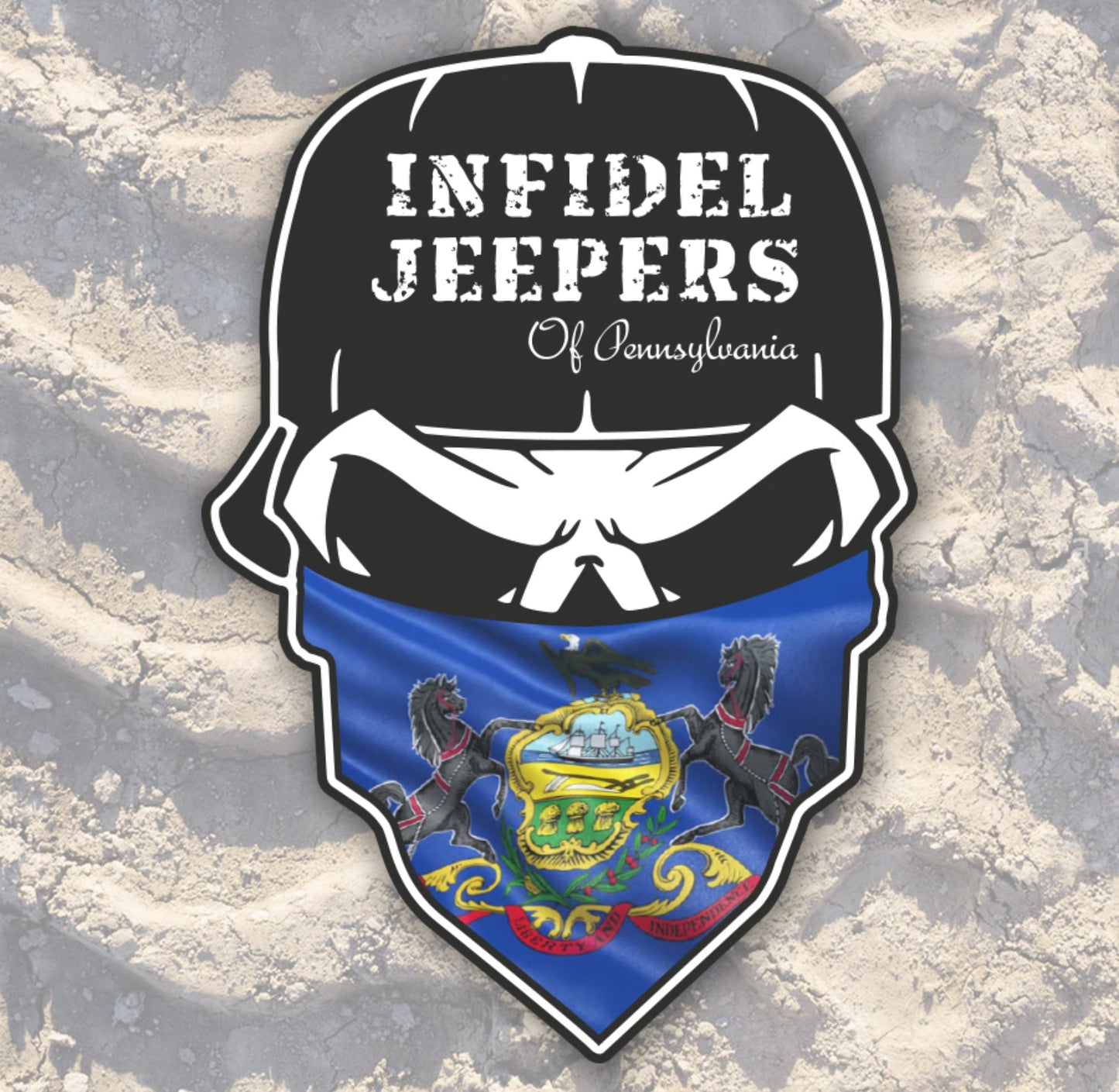 IJ CHAPTER DECALS (4”H x 2.5”W)