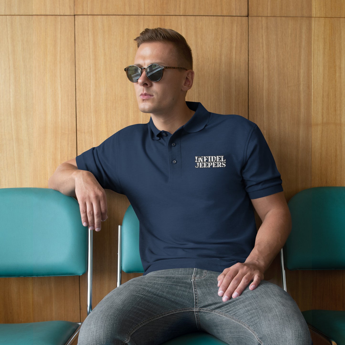 IJ Men's Premium Polo Embroidered