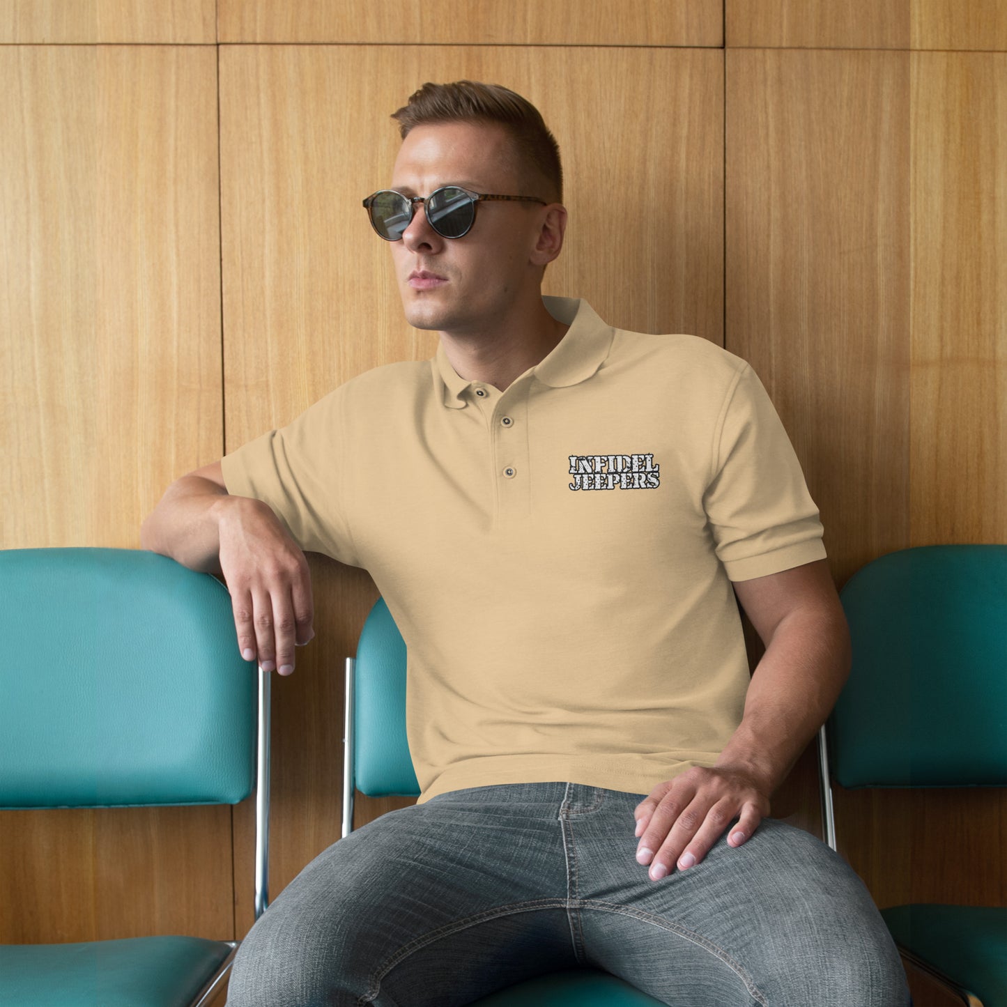 IJ Men's Premium Polo Embroidered