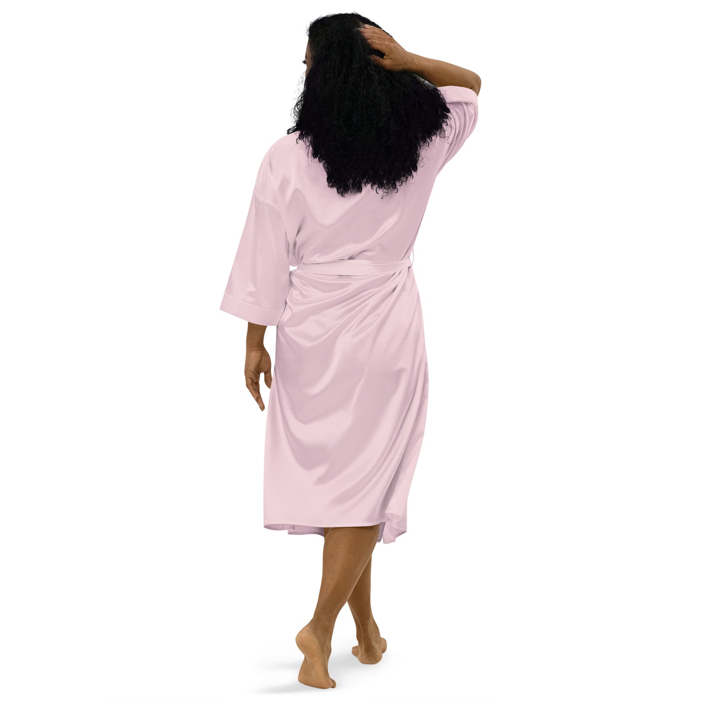 IJ Satin Robe Embroidered