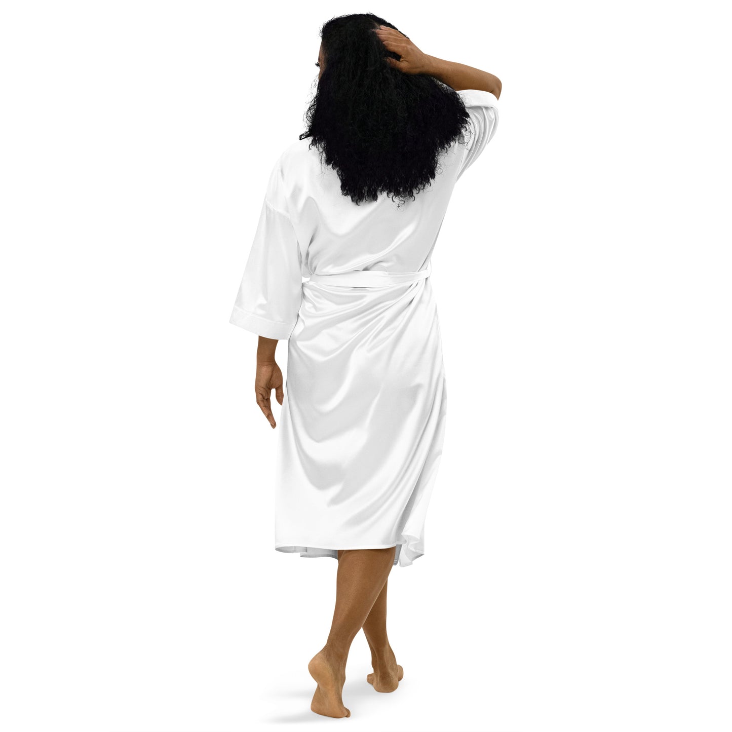 IJ Satin Robe Embroidered