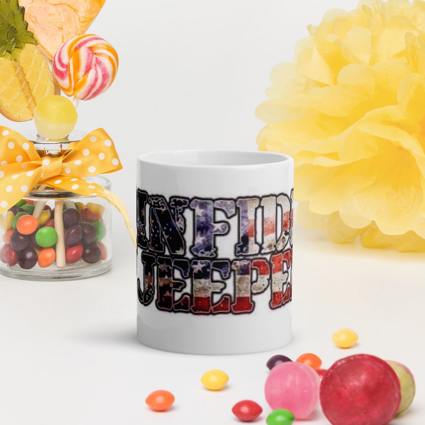IJ White glossy mug