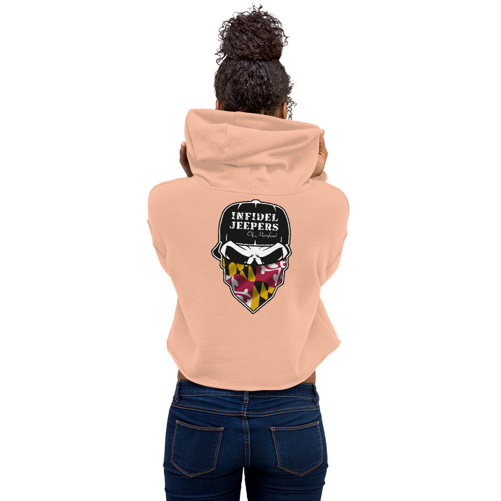 IJ of Maryland Ladies Crop Hoodie