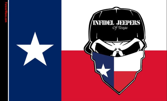 IJ Of Texas Flags Forever Wave 12”x18”