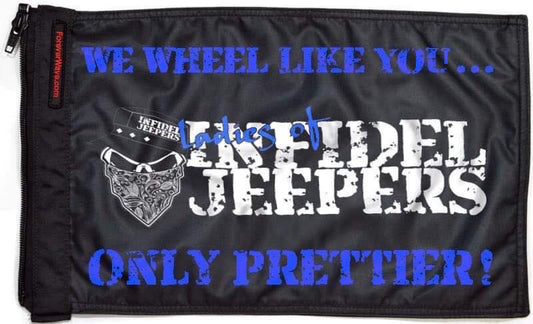 Ladies of IJ Flags Forever Wave 12”x18”