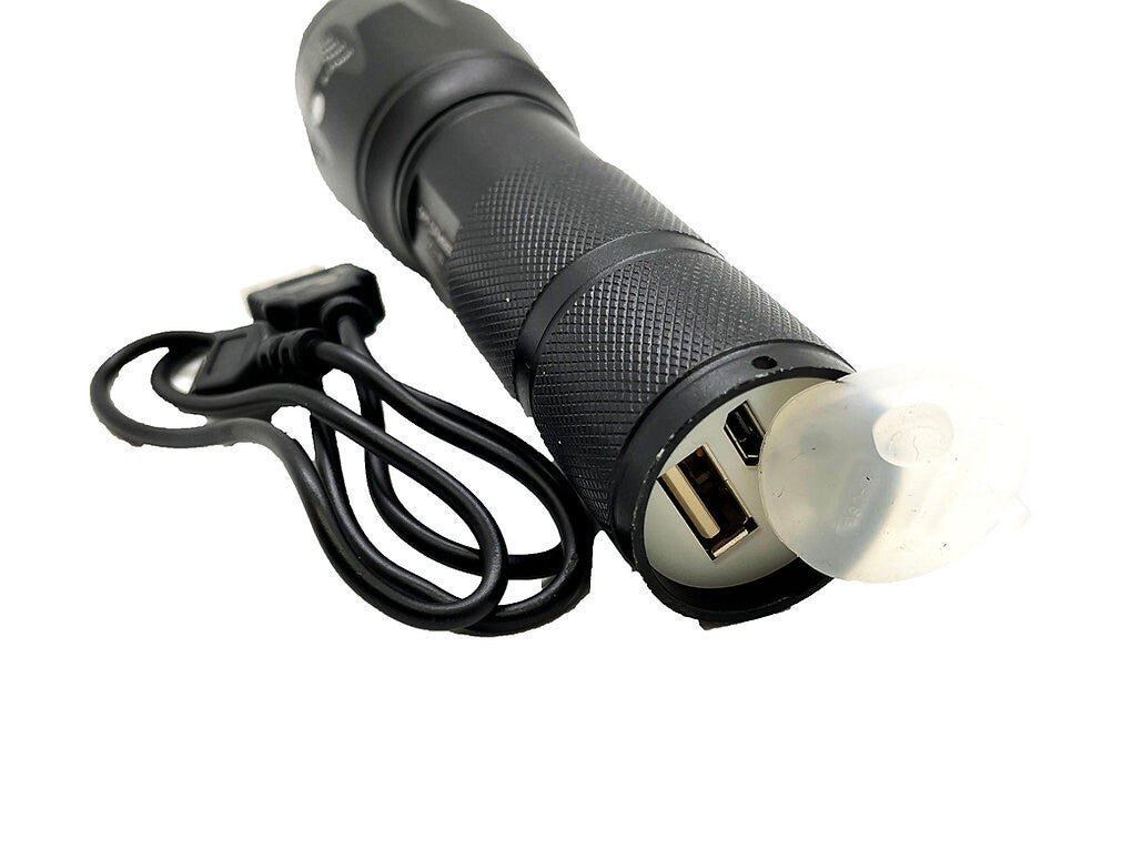 CAMP-PRO Off Camber Lighting LED Flashlight Rechargeable USB COB
