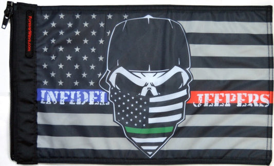 IJ Flags Forever Wave 12”x18”