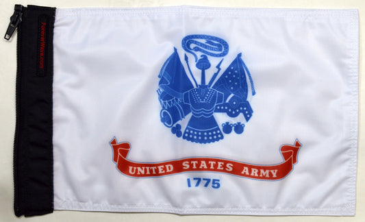 Army Flag Forever Wave 12”x18”