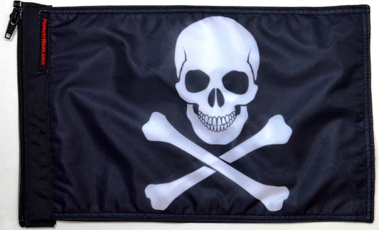 Jolly Roger Flag Forever Wave 12”x18”