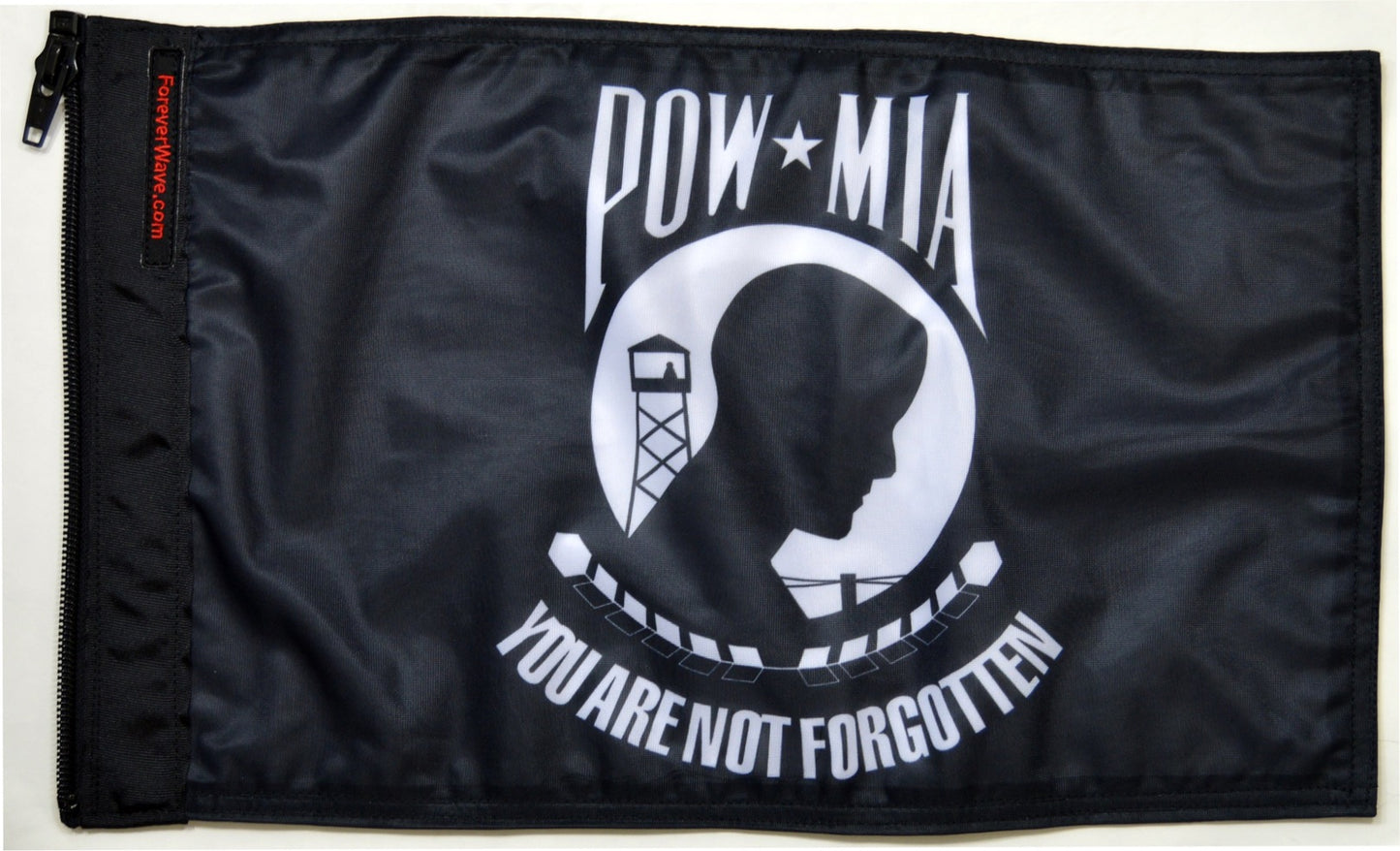 POW MIA Flag Forever Wave 12”x18”