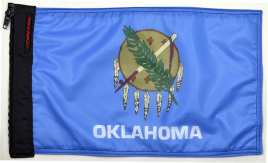 State Flag Oklahoma Forever Wave 12”x18”