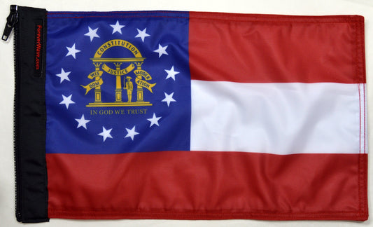 State Flag Georgia Forever Wave 12”x18”