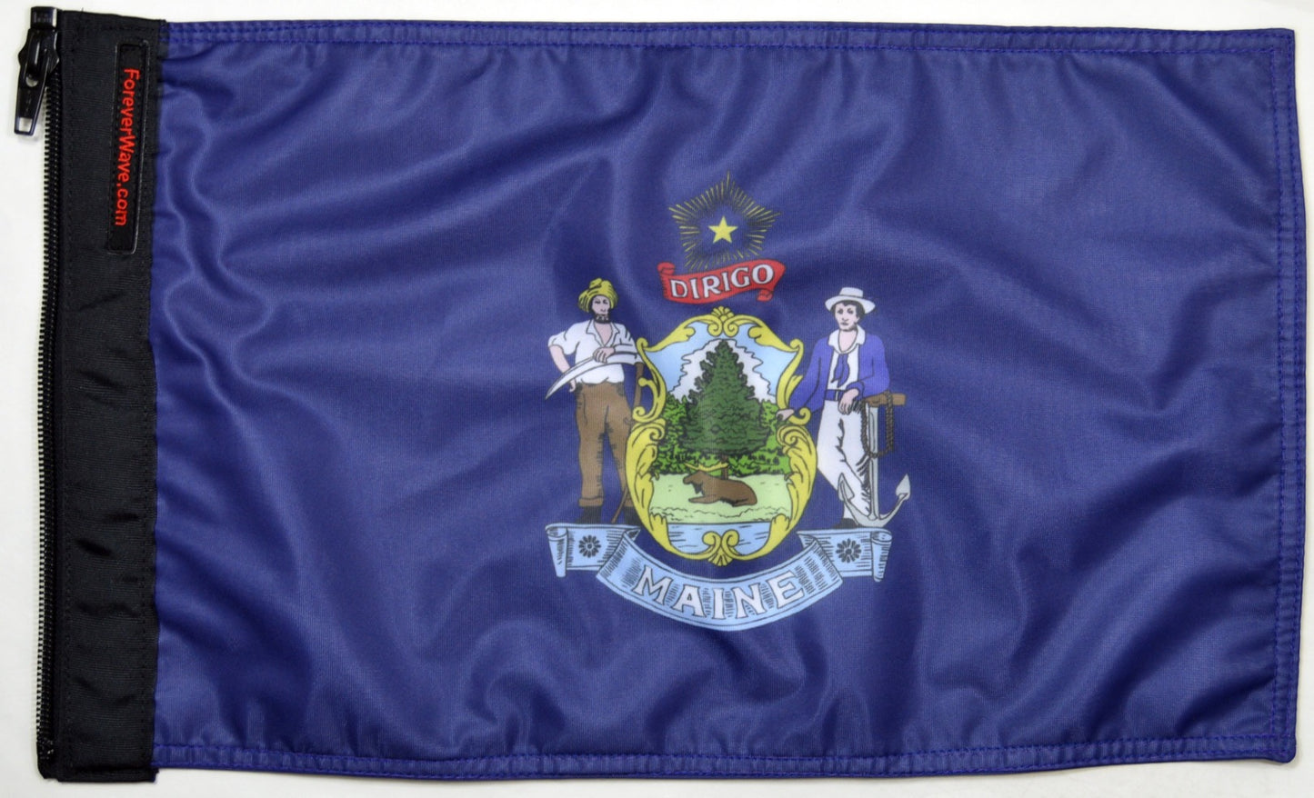State Flag Maine Forever Wave 12”x18”
