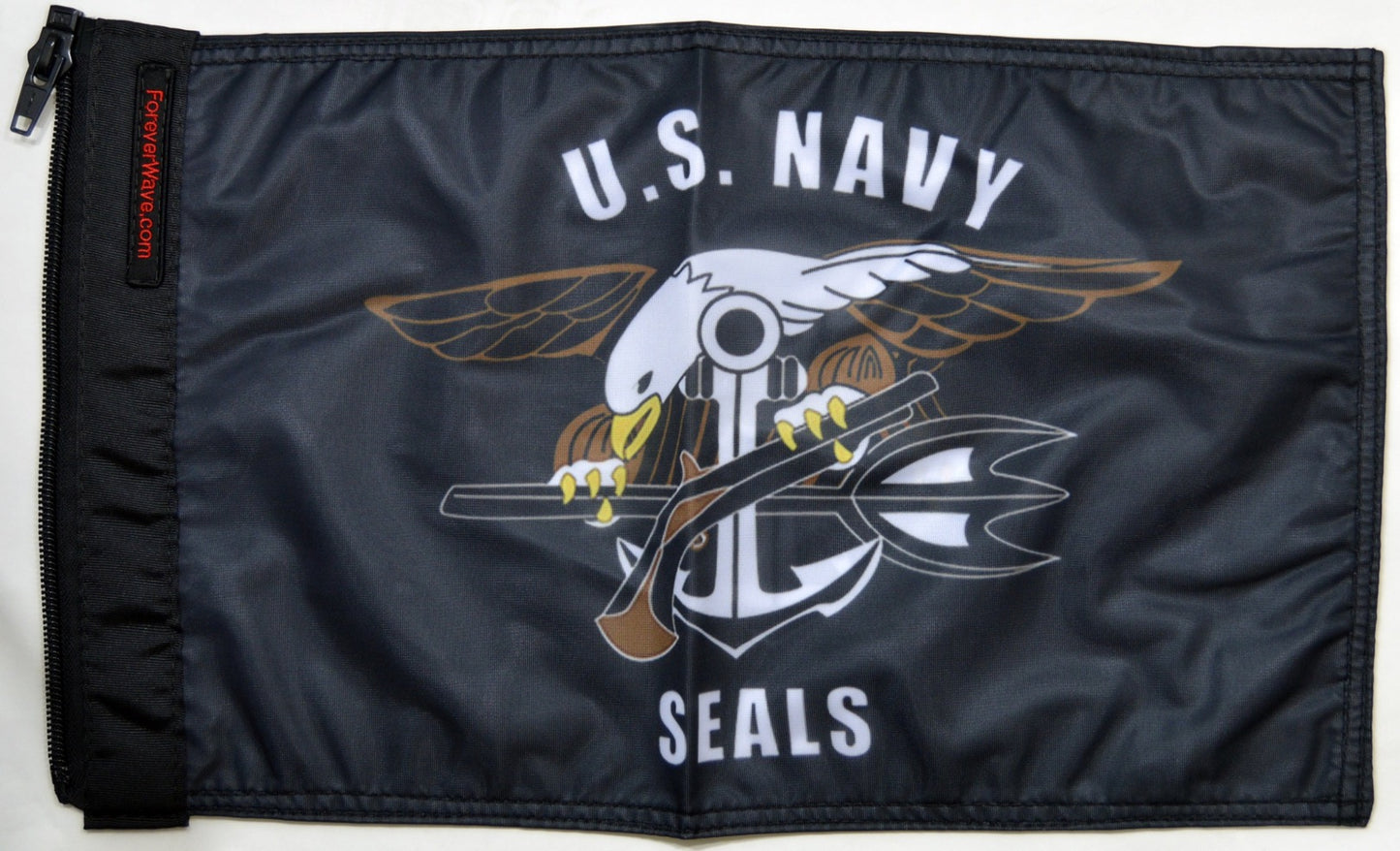 Navy Seals Flag Forever Wave 12”x18”