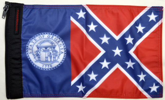 State Flag Georgia Old Style Forever Wave 12”x18”
