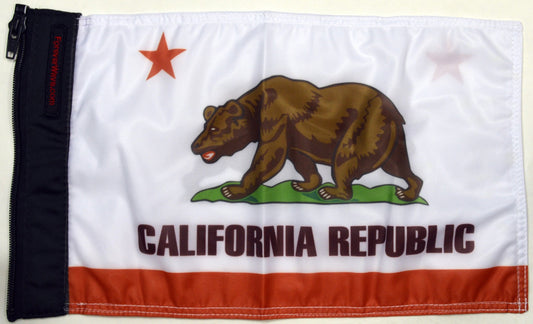 State Flag California Forever Wave 12”x18”