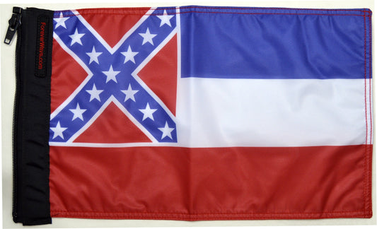 State Flag Mississippi  Forever Wave 12”x18”