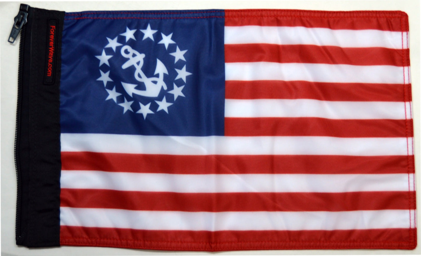 US Yacht Ensign Nautical Flag Forever Wave 12”x18”