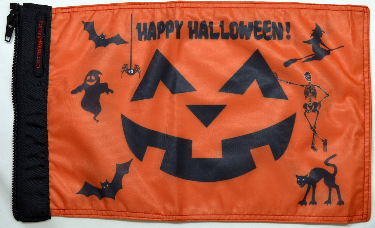 Happy Halloween Flag Forever Wave 12”x18”