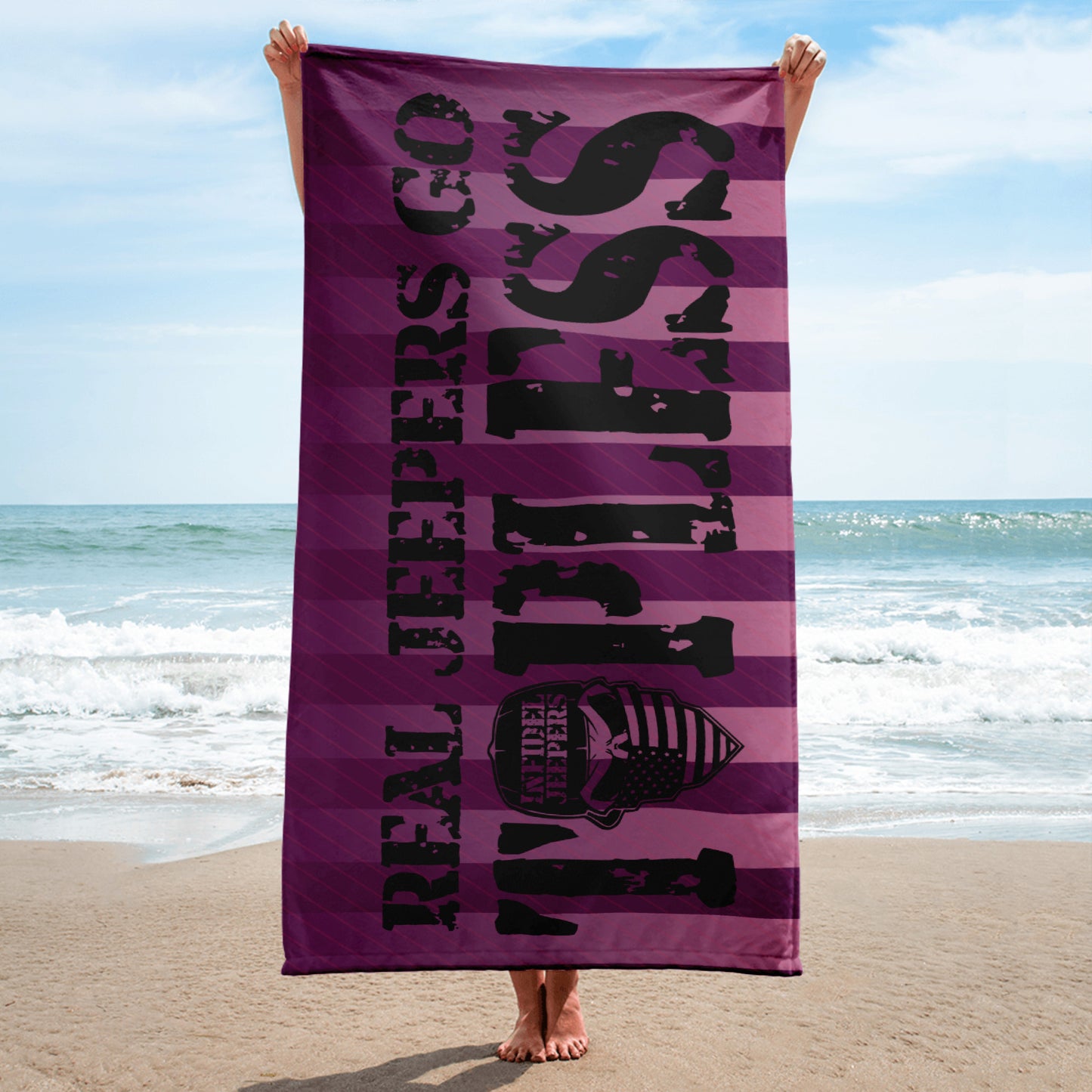 IJ Topless Beach Towel